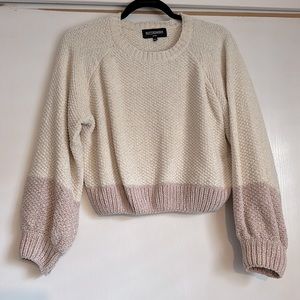 Kittenish cropped sweater
